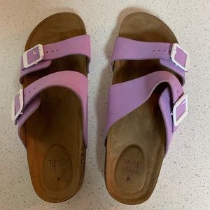 Sandals light purple Women's Time and Tru slip on Size 8